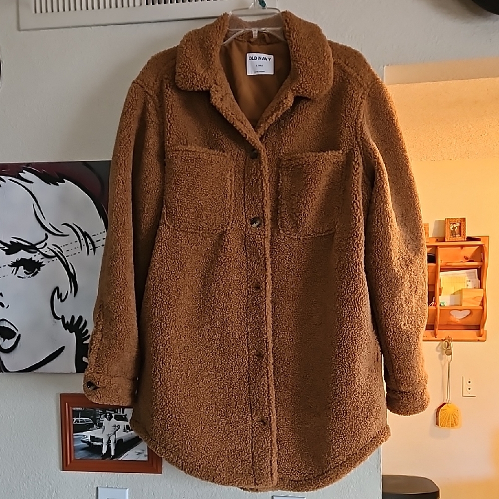 Old Navy fuzzy winter coat